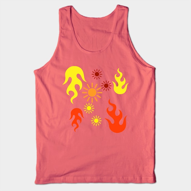 Flamfire Tank Top by Angelsgreen